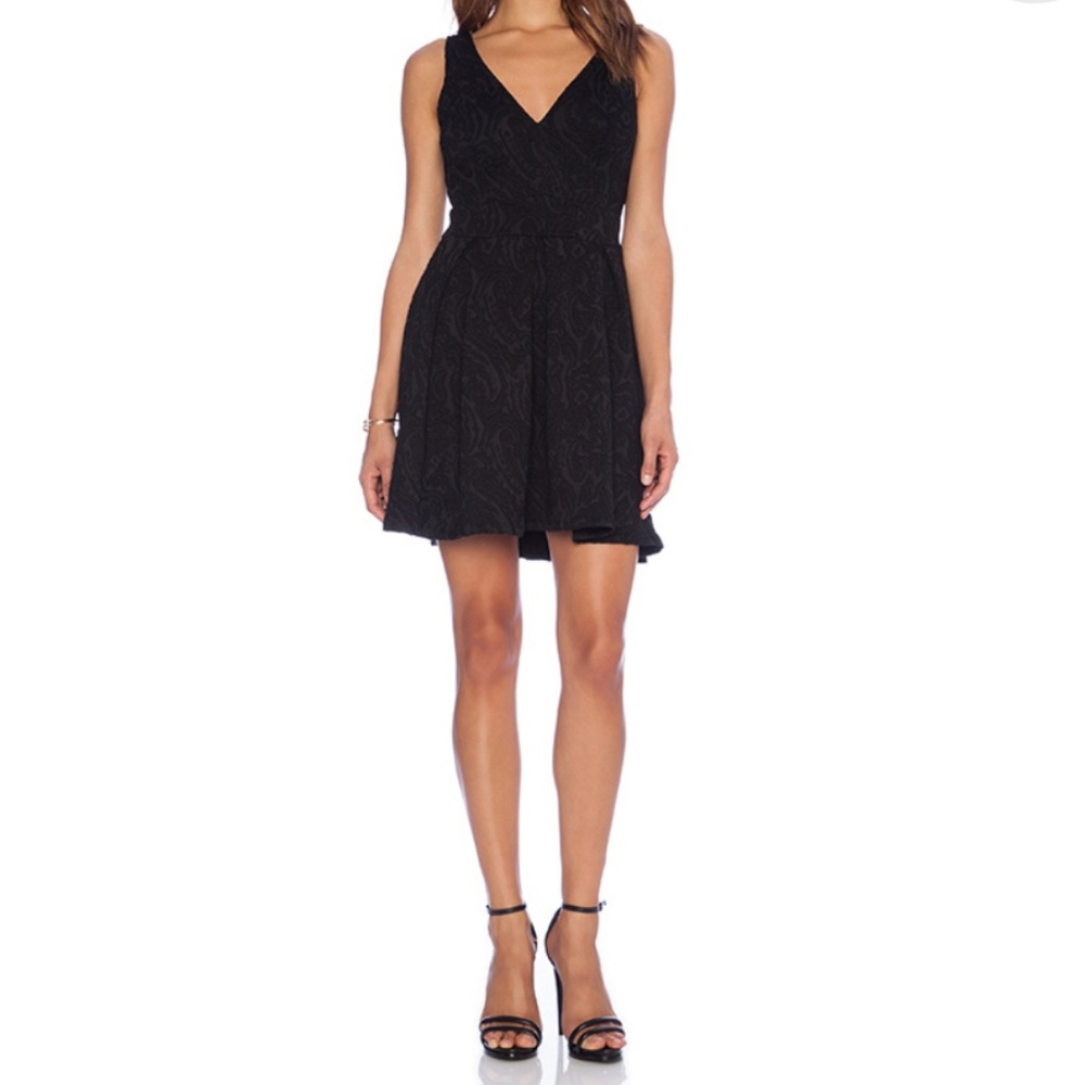 Eight Sixty Black Broque Dress